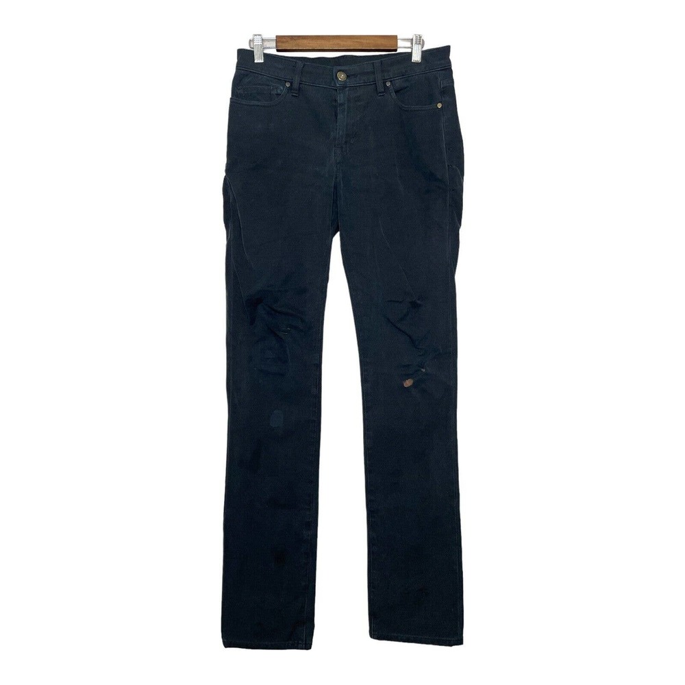 Mission Workshop 32 x 34 Mens Black Dark Wash Pockets Straight Leg Denim Jeans
